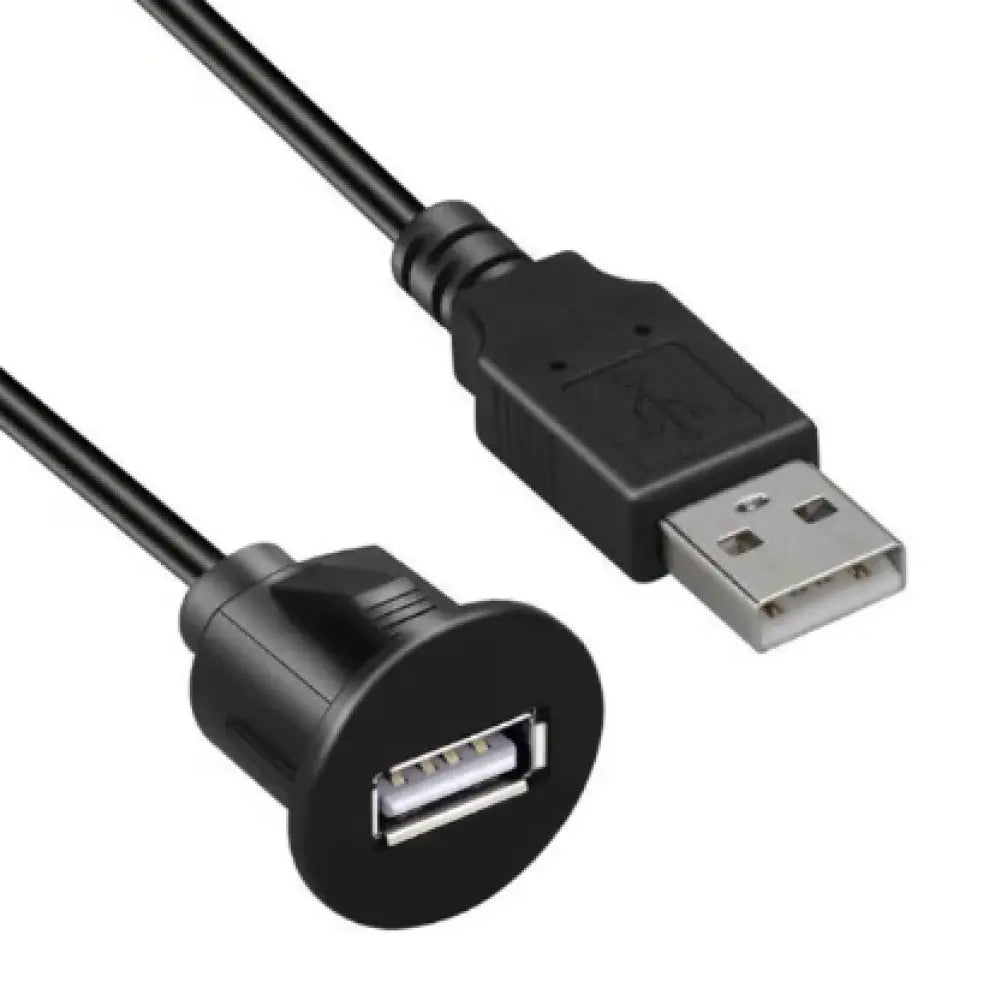Dual USB 3.0 Android Auto & Apple CarPlay Factory-Fit Round Mount Socket