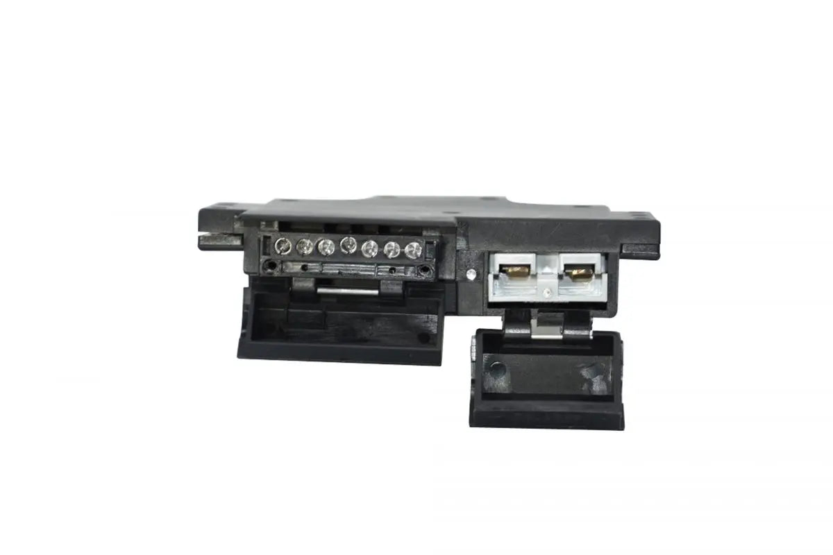 Trailer Vision Duo Trailer Socket - 12 Pin Flat Socket with 50A LED 30V Screw Connector