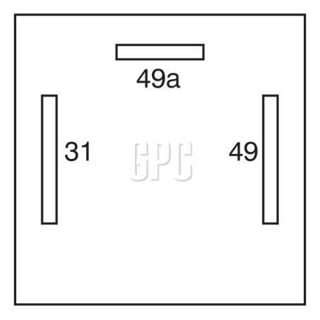 Electronic Flasher 12V 3 Pin