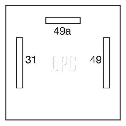 Electronic Flasher 12V 3 Pin