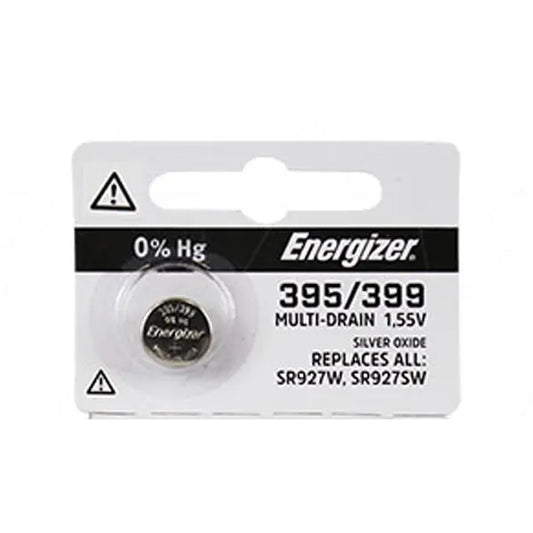 Energizer 395 / 399 Silver Oxide Watch Battery 1.55V (SR927W / SR927SW)
