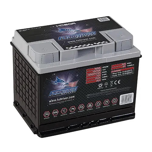 Fullriver HC50L 12V 50Ah AGM High Cranking Battery 610CCA 1280PHCA