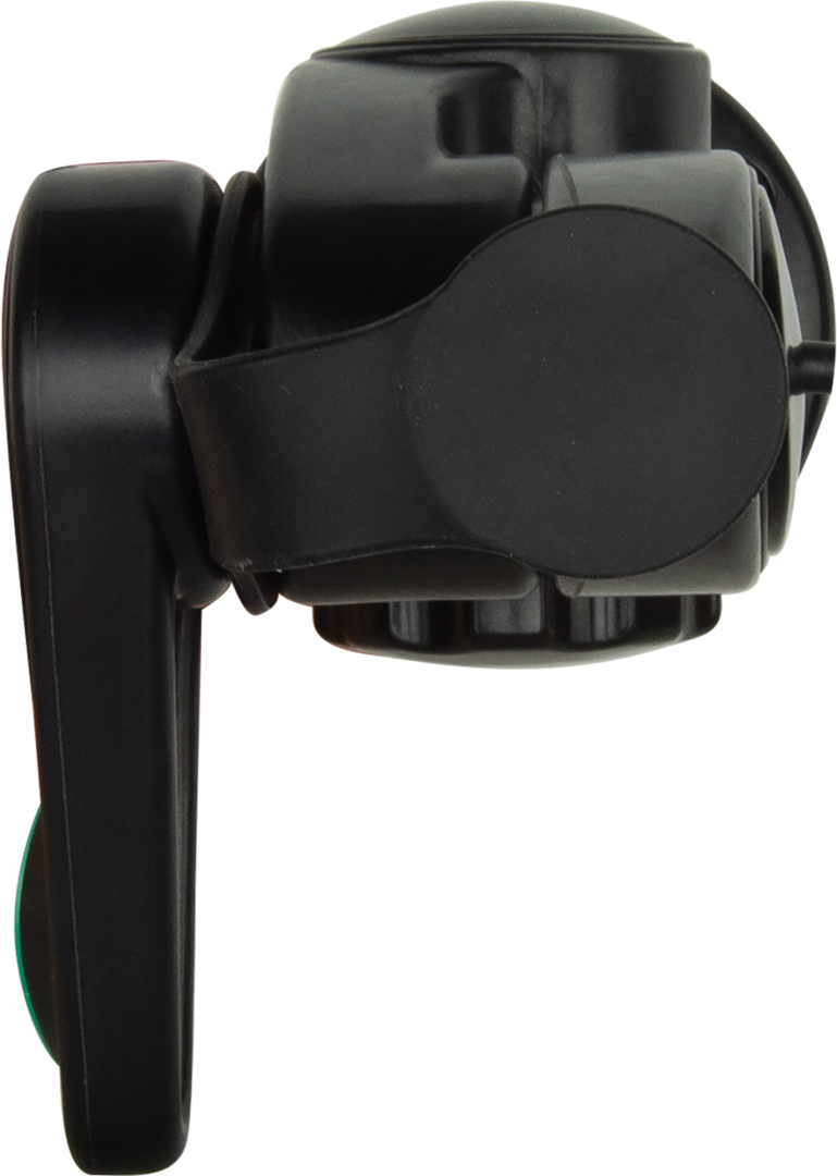 GME Double Swivel Round Antenna Base - Suit AW36xx Whips - Black
