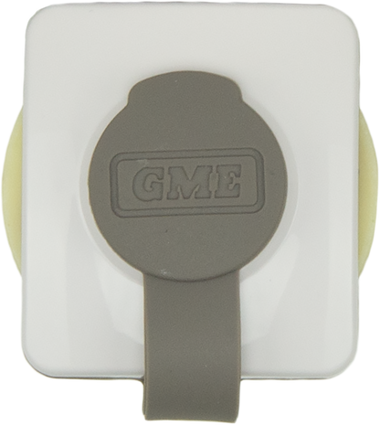 GME Flush Mount Microphone socket - Suit GX400 / GX700 - White
