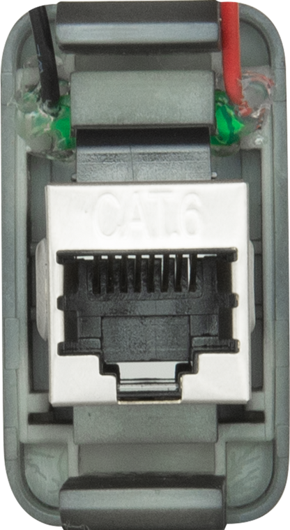 GME RJ45 Pass-Through Adaptor - Type 2 (White)