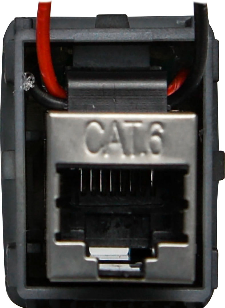 GME RJ45 Pass-Through Adaptor - Type 8 (White)
