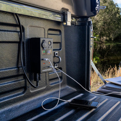 Hardkorr 12V DC Power Distribution Box - Mini Fuse & Switch Panel