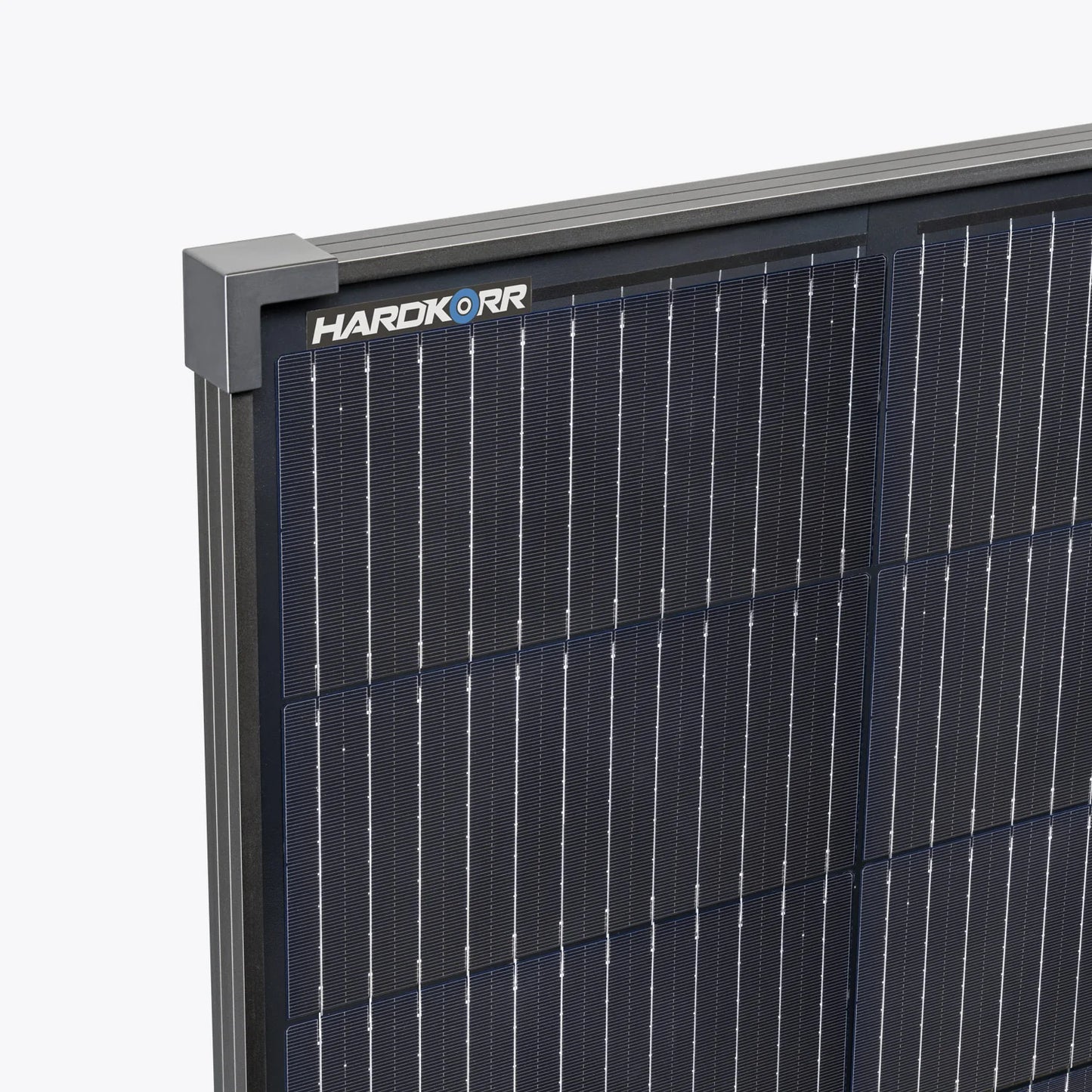 Hardkorr 200W Fixed Solar Panel (Narrow) - Slimline 12 V Roof-Mounted Panel