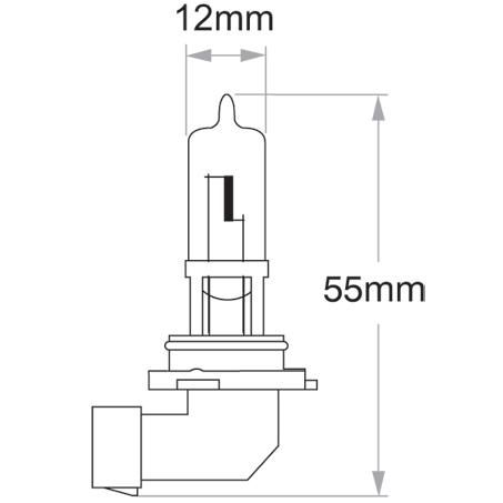 HB3 Globe P20D 12V 60W