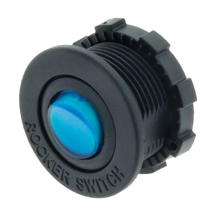 HULK 4x4 Blue LED Rocker Switch 12V Flush & Surface Mount Housing HU6619B