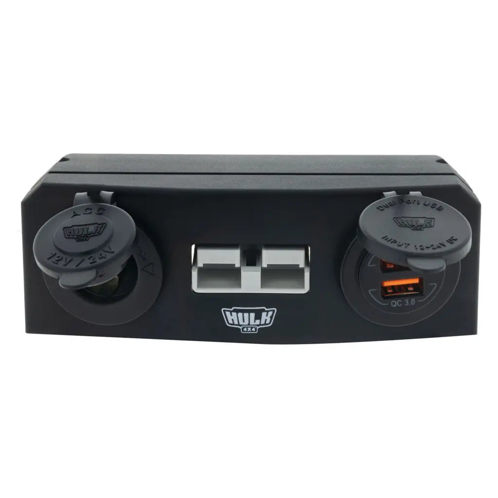 Hulk 4x4 Triple Surface Mount Housing with 50A Anderson Plug
