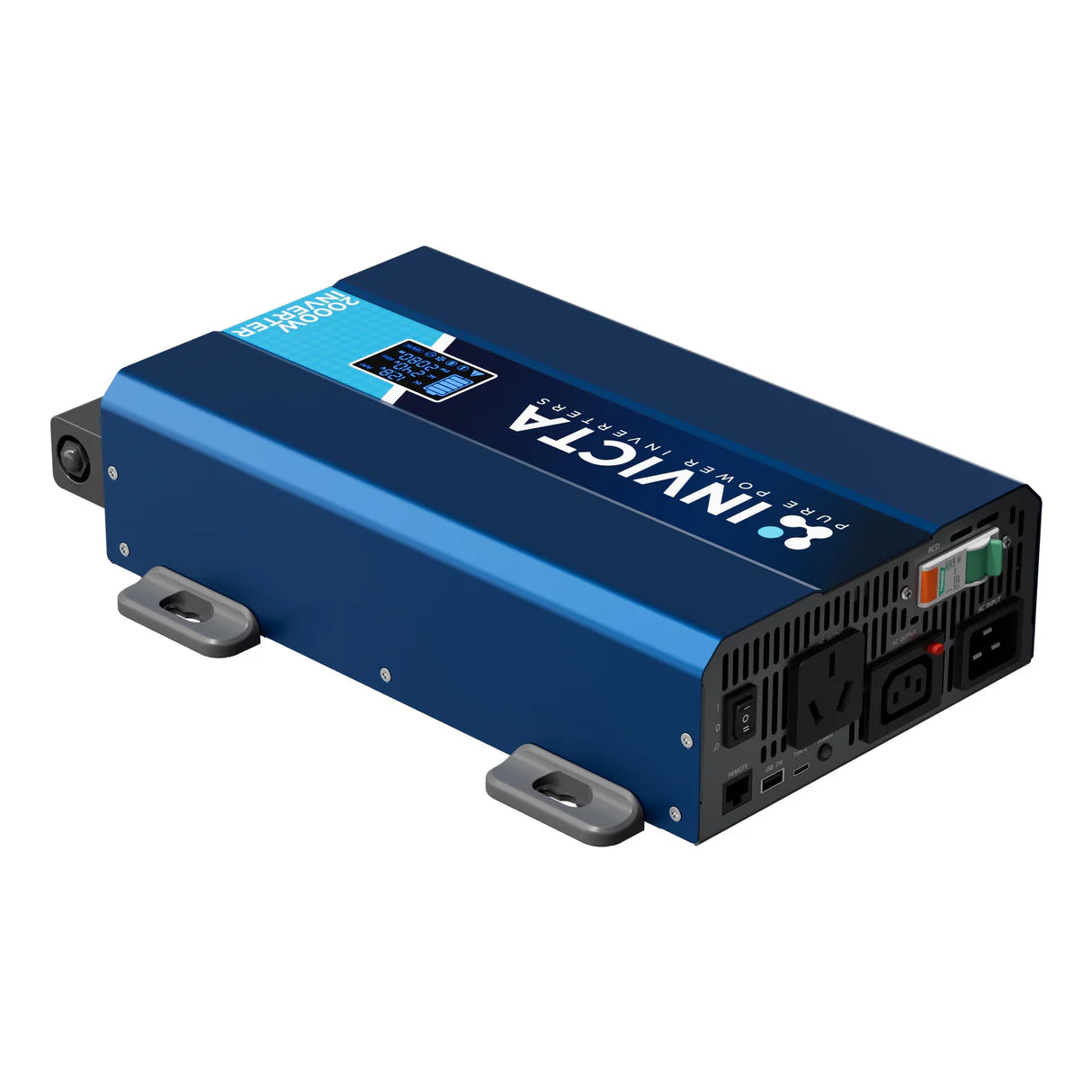 Invicta Inverter 12V - 230V (2000W) – ATS & RCD Enabled