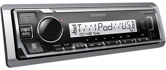 Kenwood KMR-M408BT Marine Bluetooth Media Receiver with USB & AUX