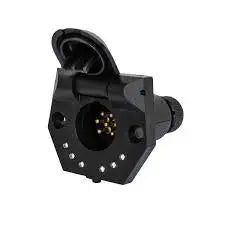 KT Cables LED 7 Pin Small Round Trailer Socket
