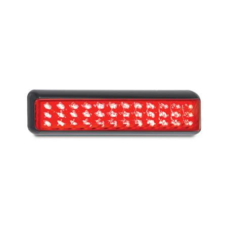 LED 12/24V Stop Tail Light With Black Bracket 200x50mm