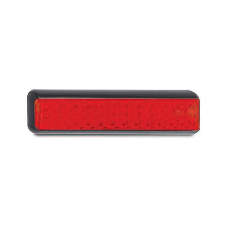 LED 12/24V Stop Tail Light With Black Bracket 200x50mm