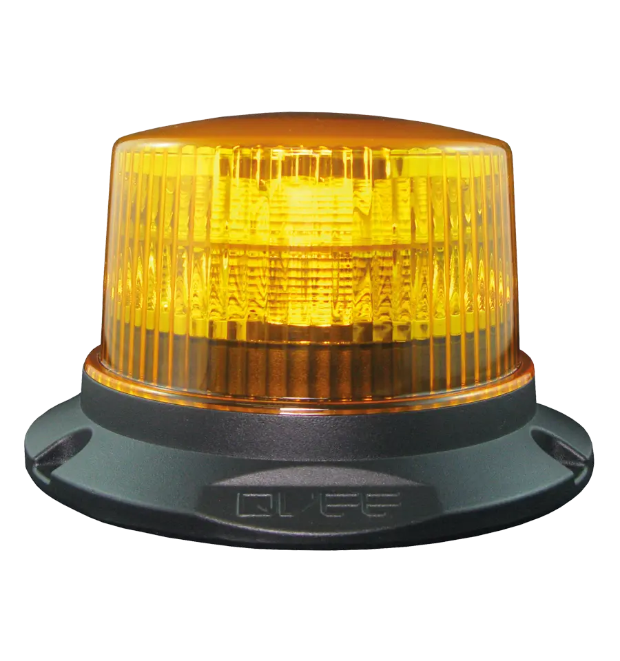 LED Amber Beacon Class 1 Rotating 10-30V 165mm (QVRB162)