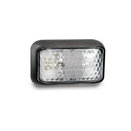 LED Autolamps 35ARMB Red/Amber LED Side Marker Light – Clear Lens, 9–30V