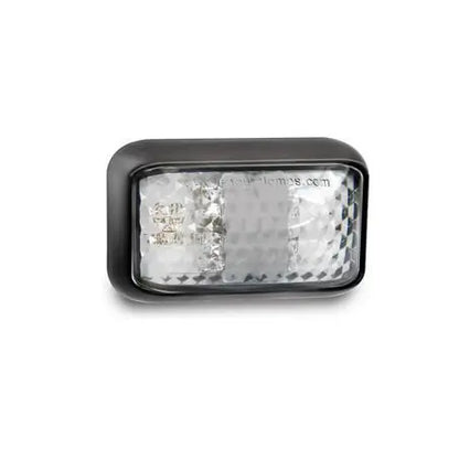 LED Autolamps 35ARMB Red/Amber LED Side Marker Light – Clear Lens, 9–30V