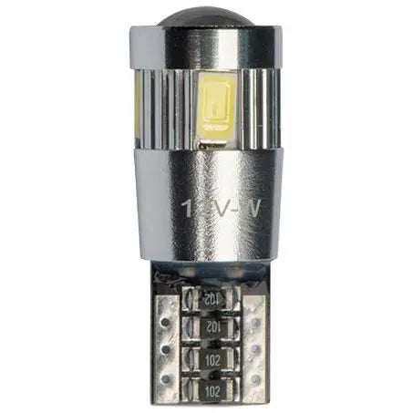LED Wedge Globe 12V 5W T10 CANbus – 2 Pack