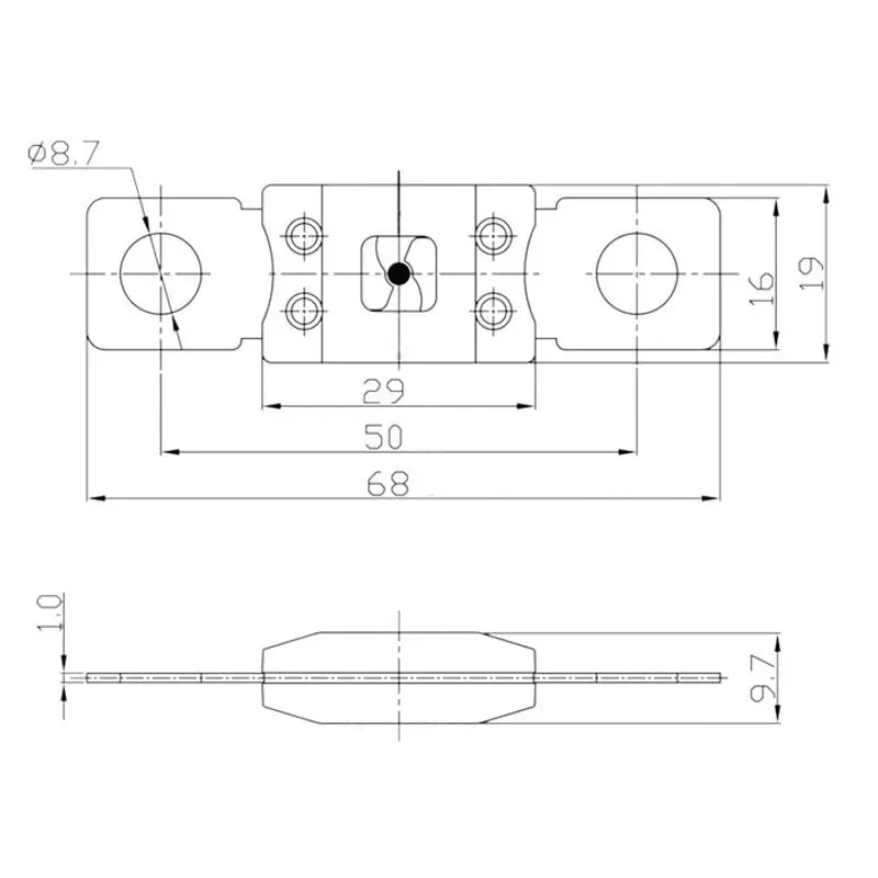 Fuse MEGA ANM 300A/80V [1pk] Slow Blow (LV5367)