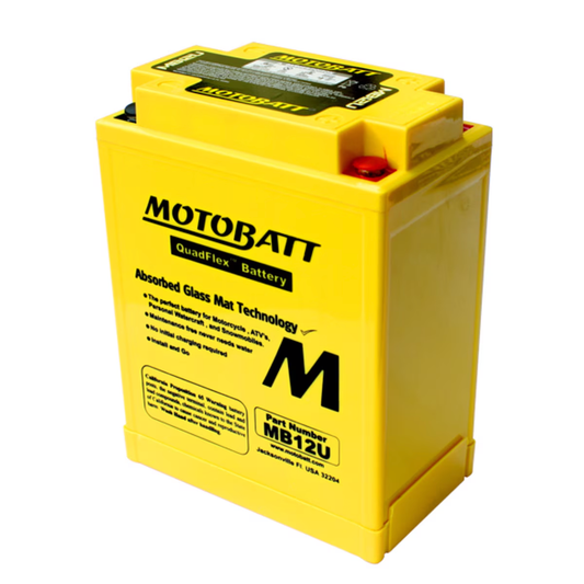 MB12U Motobatt 12V AGM Battery