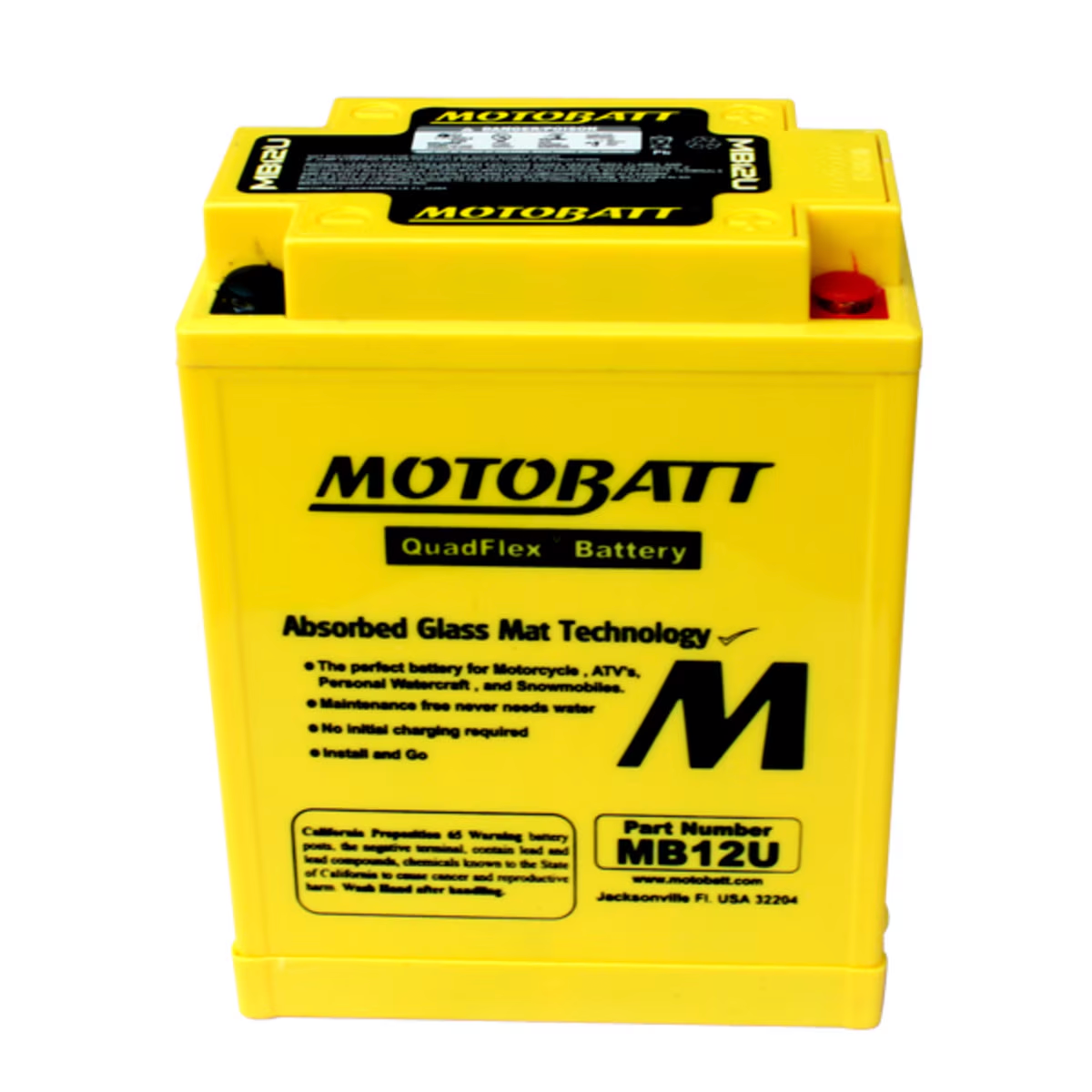 MB12U Motobatt 12V AGM Battery