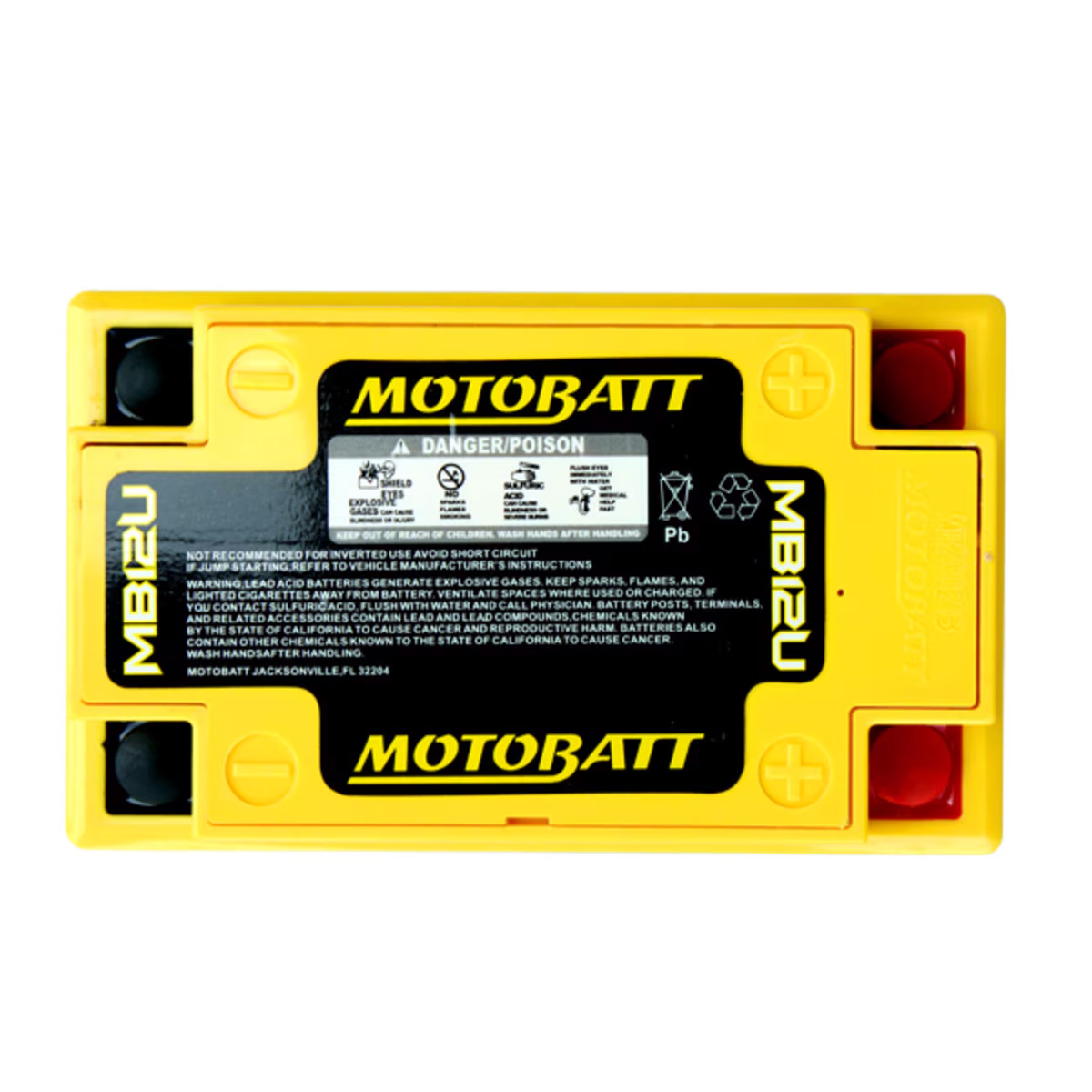 MB12U Motobatt 12V AGM Battery