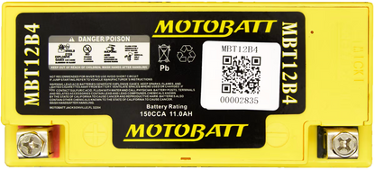 MBT12B4 Motobatt 12V AGM Battery