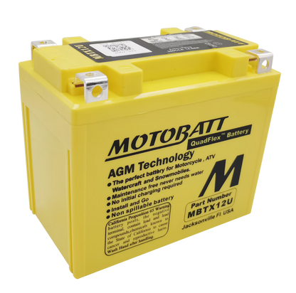 MBTX12U Motobatt 12V AGM Battery