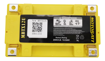 MBTX12U Motobatt 12V AGM Battery