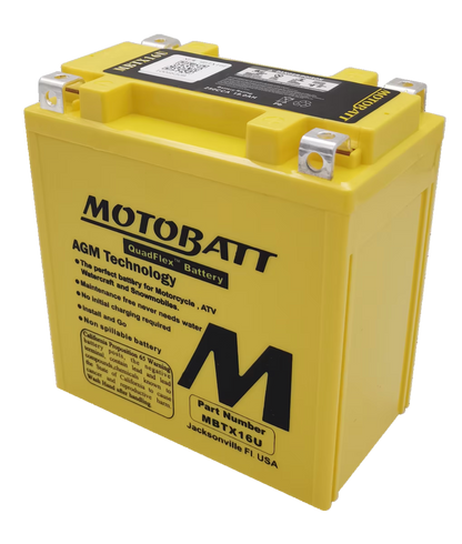 MBTX16U Motobatt 12V AGM Battery