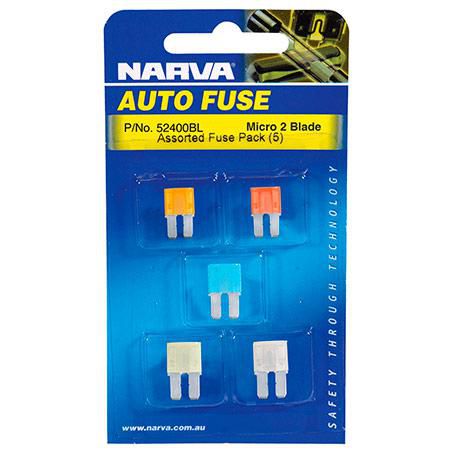 Micro 2 Blade Fuse Assortment 5 Pce