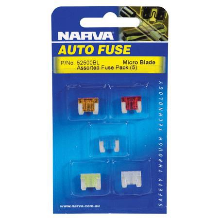 Micro Blade Fuse Assortment 5 Pce