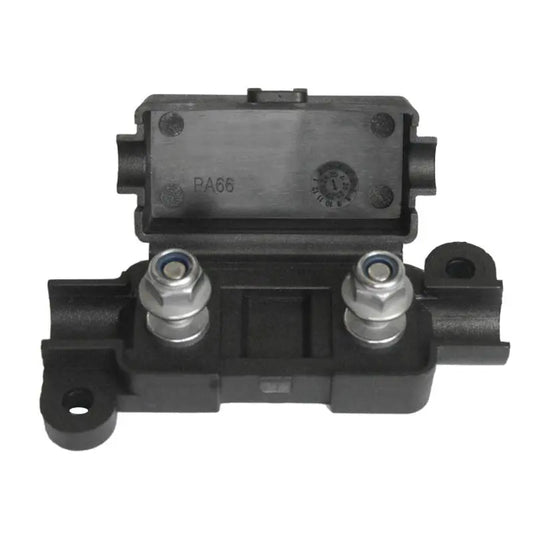 MIDI Fuse Holder, Bolt-Down, M5 Studs, Protective Cover (LV5387)