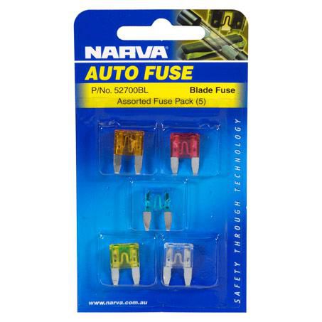 Mini Blade Fuse Assortment 5 Pce