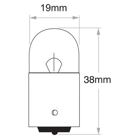 24V 10W BA15S Park Globe