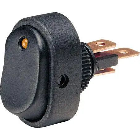 Narva 62057BL Illuminated Rocker Switch 30A Amber LED