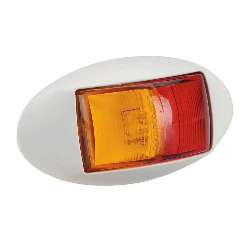 Narva 91404WBL LED Side Marker Lamp with Oval White Base 10–33V