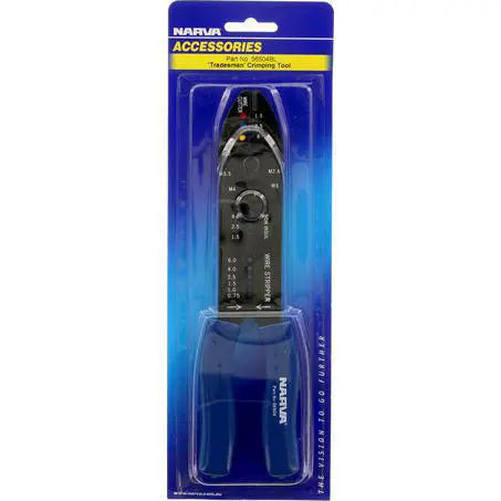Narva Crimping Tool for Insulated & Non-Insulated Terminals – 56504BL