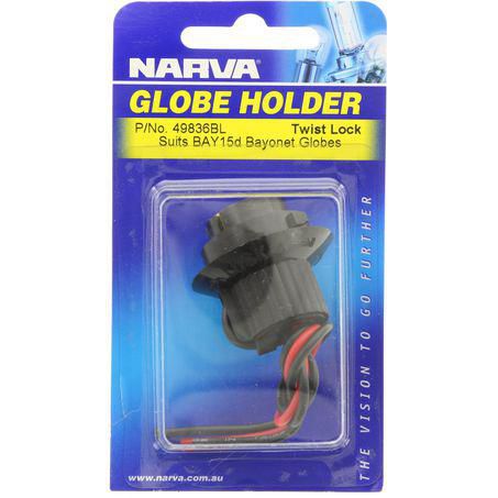 Globe Holder BA15d Twist Lock Pre Wired - 1 Pce