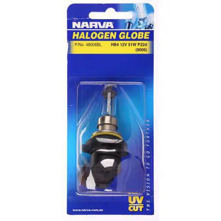 Narva HB4 (9006) 12V 51W Halogen Headlight Globe