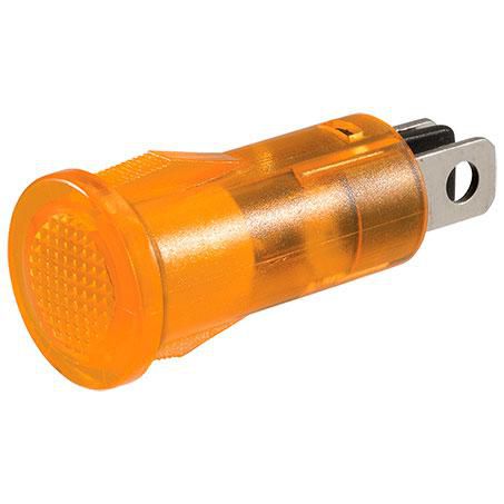 Pilot Light LED Amber 12V Blade Terminals