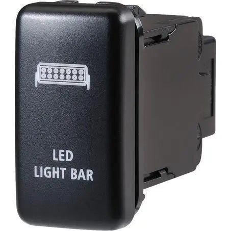 Narva Toyota LED Light Bar Push Switch Blue LED 63314BL