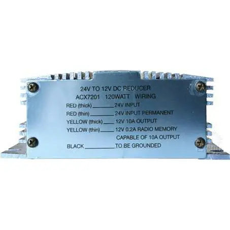 OEX 24V to 12V Voltage Reducer 10A - Switch Mode with Memory Wire