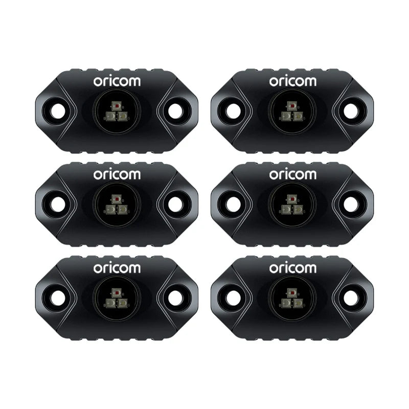 Oricom LED Rock Light 6 Pack (RGB) model RKLBT6RGB