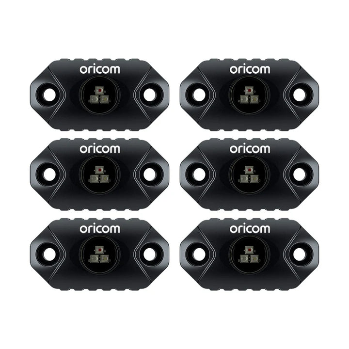 Oricom LED Rock Light 6 Pack (RGB) model RKLBT6RGB