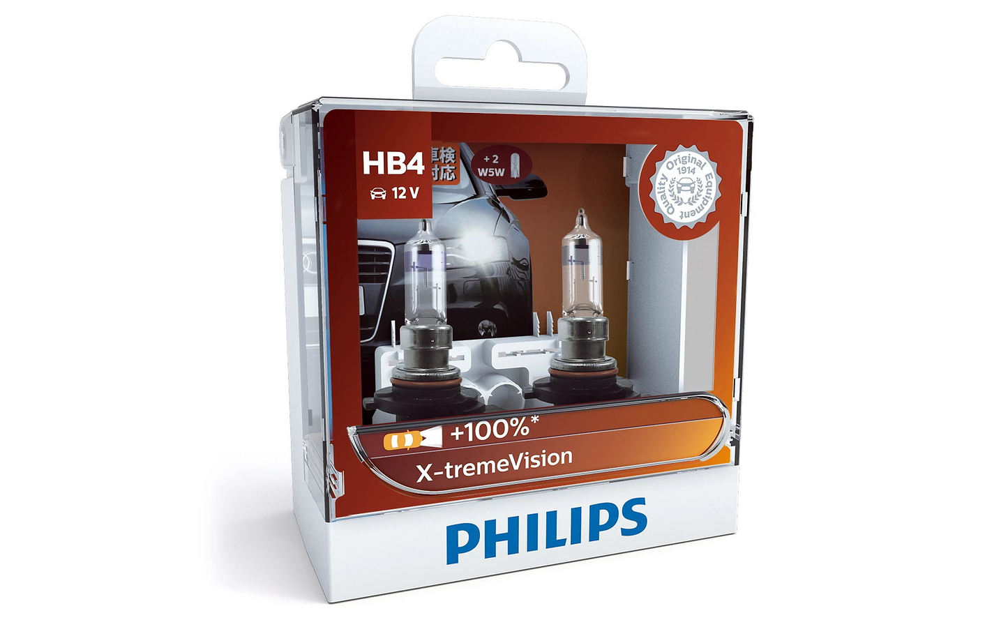 Philips X-tremeVision HB4 Headlight Globe 9006XVSM