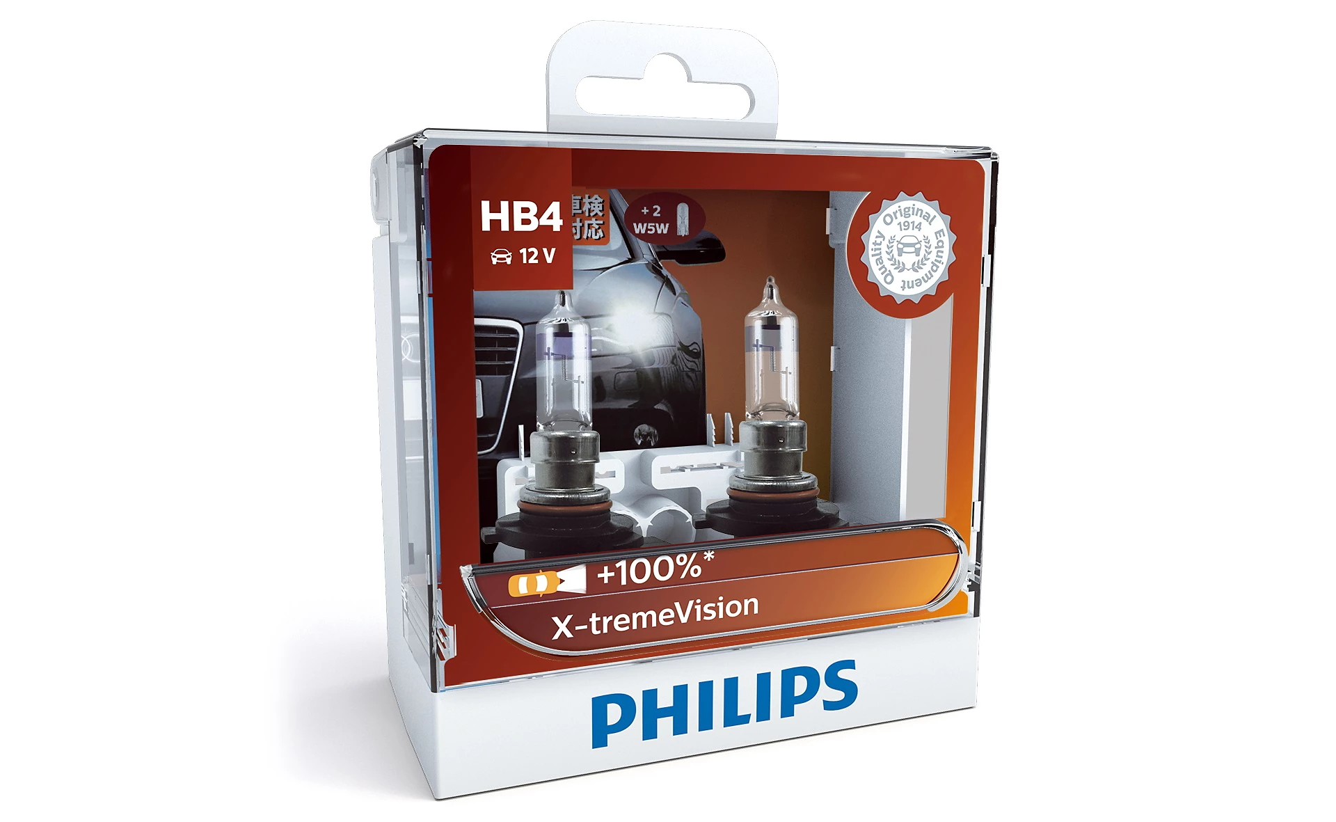 Philips X-tremeVision HB4 Headlight Globe 9006XVSM