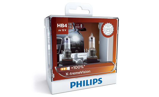 Philips X-tremeVision HB4 Headlight Globe 9006XVSM